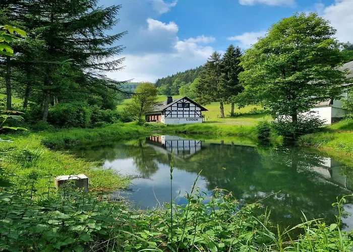 別荘 Rueckzugsort Am Teich In ヴィンターベルク